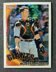 Buster Posey [Refractor] #221 Baseball Cards 2010 Topps Chrome Prices