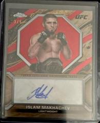 Islam Makhachev [Red Refractor] #MOC-IMA Ufc Cards 2024 Topps Chrome UFC Marks of Champions Autograph Prices