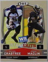 Jeremy Maclin, Michael Crabtree #54 Football Cards 2009 Sage Hit Prices