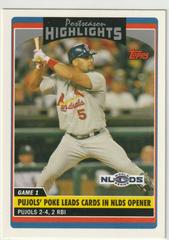 Albert Pujols Baseball Cards 2006 Topps Updates & Highlights Prices