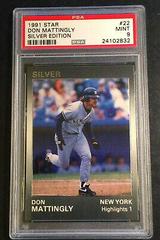 Don Mattingly #22 Baseball Cards 1991 Star Silver Edition Prices