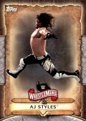 AJ Styles Wrestling Cards 2020 Topps WWE Road to WrestleMania Roster Prices