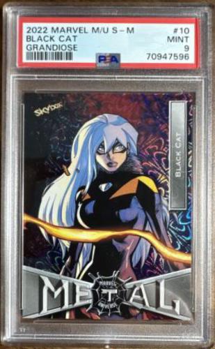 Black Cat [Grandiose] #10 Marvel 2022 Metal Universe Spider-Man