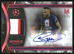 Neymar Jr [Ruby] #MAR-NEY Soccer Cards 2022 Topps Museum Collection UEFA Champions League Autograph Relics Prices