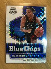 Isaac Okoro #7 Basketball Cards 2020 Panini Mosaic Blue Chips Prices