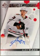 Alex Vlasic [Autograph] Hockey Cards 2022 SP Authentic Prices