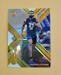 Marshon Lattimore [Orange] #122 Football Cards 2017 Panini Donruss Elite Prices
