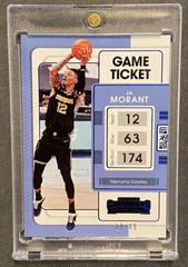 Ja Morant [Blue] Basketball Cards 2021 Panini Contenders Prices