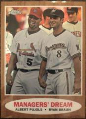 Albert Pujols, Ryan Braun #C101 Baseball Cards 2011 Topps Heritage Chrome Prices
