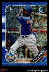 Ronny Mauricio [Blue Shimmer] #BCP-107 Baseball Cards 2019 Bowman Chrome Prospects Prices