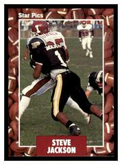 Steve Jackson #64 Football Cards 1991 Star Pics Prices