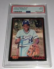 Frank Thomas #77 Baseball Cards 1993 Panini Donruss Triple Play Prices