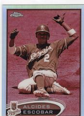 Alcides Escobar [Black Refractor] #203 Baseball Cards 2012 Topps Chrome Prices