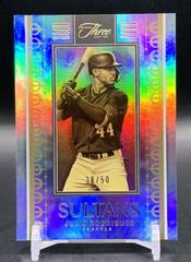 Julio Rodriguez [Holo Gold] Baseball Cards 2022 Panini Three and Two Sultans Prices