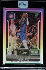 Jaden Ivey #101 Basketball Cards 2022 Panini One and One Prices