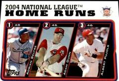 Adrian Beltre, Adam Dunn, Albert Pujols #345 Baseball Cards 2005 Topps Prices