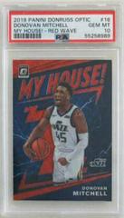 Donovan Mitchell [Red Wave] #16 Basketball Cards 2019 Panini Donruss Optic My House Prices