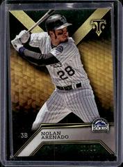 Nolan Arenado [Onyx] #4 Baseball Cards 2016 Topps Triple Threads Prices