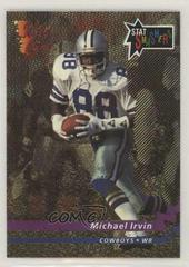 Michael Irvin [Gold] Football Cards 1993 Wild Card Stat Smashers Prices