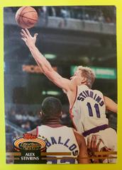 Alex Stivrins Basketball Cards 1992 Topps Prices