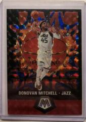 Donovan Mitchell [Blue Fluorescent] Basketball Cards 2019 Panini Mosaic Jam Masters Prices