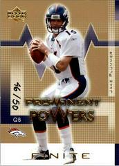 Jake Plummer [Gold] #169 Football Cards 2003 Upper Deck Finite Prices