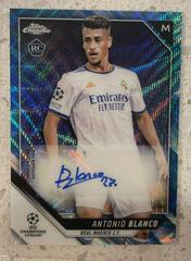 Antonio Blanco [Blue Wave Refractor] Soccer Cards 2021 Topps Chrome UEFA Champions League Autographs Prices