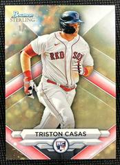 Triston Casas [Superfractor] #BSR-18 Baseball Cards 2023 Bowman Sterling Prices