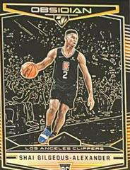 Shai Gilgeous Alexander [Orange] Basketball Cards 2018 Panini Obsidian Prices