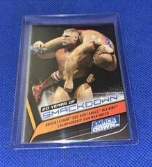 Brock Lesnar def. Kurt Angle in a WWE Championship Iron Man Match #SD-13 Wrestling Cards 2019 Topps WWE 20 Years of SmackDown Live Prices