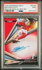 Bryson Stott [Red] #B22-BS Baseball Cards 2022 Bowman's Best of Autographs Prices