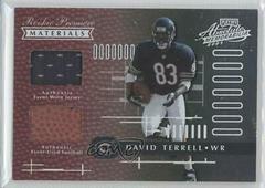David Terrell #165 Football Cards 2001 Playoff Absolute Memorabilia Prices