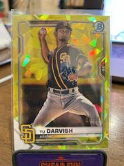 Yu Darvish [Yellow] Baseball Cards 2021 Bowman Chrome Sapphire Prices