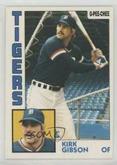 Kirk Gibson Baseball Cards 1984 O Pee Chee Prices