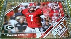 Matthew Stafford [Gold] Football Cards 2009 Upper Deck Draft Edition Prices