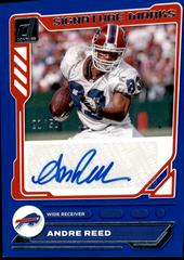Andre Reed [Blue] Football Cards 2023 Panini Donruss Signature Marks Prices