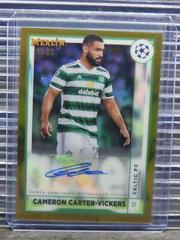 Cameron Carter Vickers [Gold] Soccer Cards 2022 Topps Merlin Chrome UEFA Club Competitions Autographs Prices