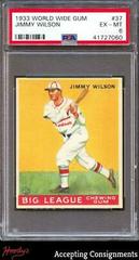 Jimmy Wilson #37 Baseball Cards 1933 World Wide Gum Prices