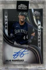 Julio Rodriguez #SFA-JR Baseball Cards 2023 Topps Chrome Black Super Futures Autographs Prices