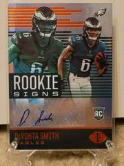 DeVonta Smith [Orange] #RS-DS Football Cards 2021 Panini Illusions Rookie Signs Autographs Prices