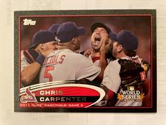Chris Carpenter [Black] #264 Baseball Cards 2012 Topps Prices