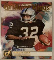 Marcus Allen #ATG-4 Football Cards 2023 Panini Donruss All Time Gridiron Kings Prices