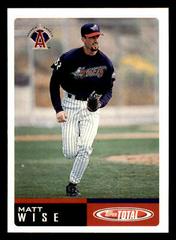 Matt Wise #78 Baseball Cards 2002 Topps Total Prices