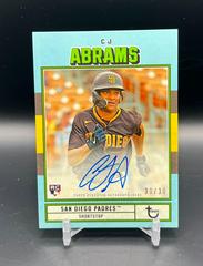 CJ Abrams [Blue] #AC-CA Baseball Cards 2022 Topps Brooklyn Collection Autographs Prices