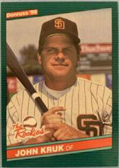 John Kruk #42 Baseball Cards 1986 Donruss Rookies Prices