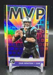 Cam Newton [Black Pandora] #MVP-3 Football Cards 2019 Donruss Optic MVP Prices