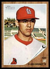 Jon Jay #323 Baseball Cards 2011 Topps Heritage Prices