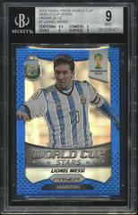 Lionel Messi [Blue Prizm] Soccer Cards 2014 Panini Prizm World Cup Stars Prices