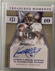 Kordell Stewart [Blue] Football Cards 2022 Panini National Treasures Collegiate Moments Signatures Prices
