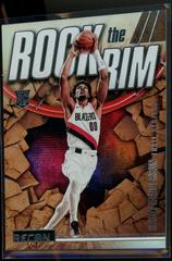 Scoot Henderson #20 Basketball Cards 2023 Panini Recon Rock the Rim Prices